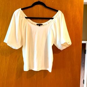 Banana republic puffed sleeve shirt.